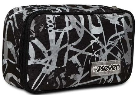 Astuccio scuola Seven Quick Case Freethink Boy Steel Gray